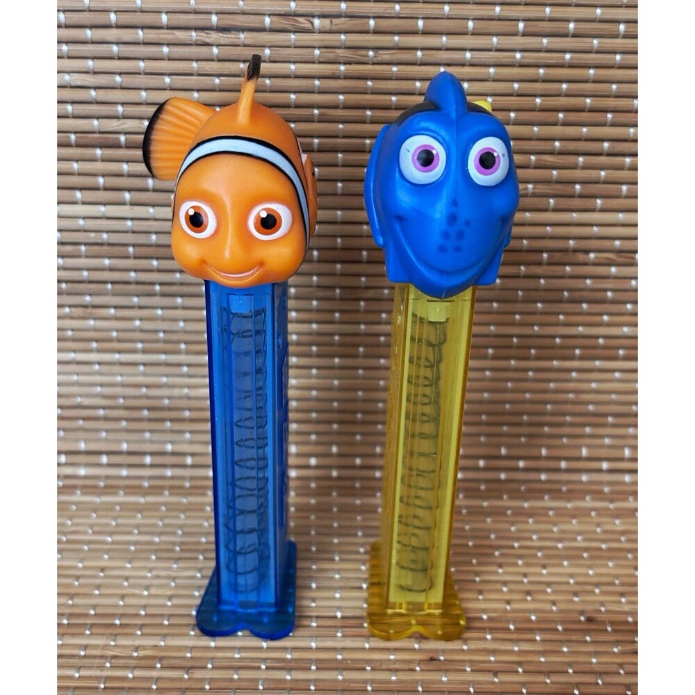 Disney Finding Nemo PEZ Dispensers Lot of 2 Marlin & Dory Characters
